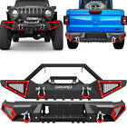 Off-road Front / Rear Bumper for 2020-2024 Jeep Gladiator JT  w/ Winch Plate (For: Jeep Gladiator)