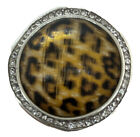 Brighton TRINITY Leopard  Ring Size 9  Swarovski Crystals J60733  NWT