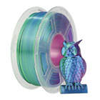 SUNLU Silk PLA Plus Triple Color 3D Printer Filament Blue+Green+Purple