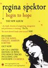 Regina Spektor - Begin To Hope...(Yellow) - Full Size Magazine Advert