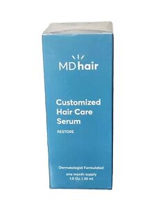 MD HAIR Customized Hair Care Serum Restore 1.0 Oz/30ml Sealed Exp 2026