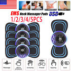 1-5X Mini Electric Neck Back Massager Cervical Massage Patch Stimulator UK