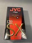 JVC T-120 SX High Performance VHS SX 120 Blank Tape NEW SEALED
