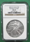 New Listing2008-W Eagle Reverse of 2007 NGC MS69. Popular Variety! Pretty.  (524034)