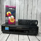 Sony SLV-478 DA Pro 4 Head VCR VHS Recorder Player w Remote & Tape  TESTED Works