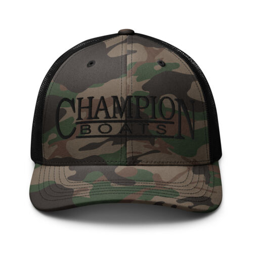 Champion Boats Camouflage Trucker Hat