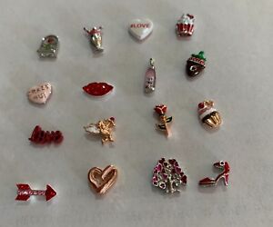 ORIGAMI OWL NEW AND RETIRED VALENTINES CHARMS