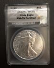 2022 American Silver  Eagle Coin - MS-70 ANACS Certified