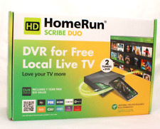 SiliconDust HD HomeRun HDHR SCRIBE DUO HDVR-2US 1TB DVR Local TV 2 Tuner Working