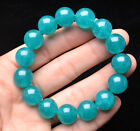 13.8mm Natural Turquoise Amazonite Crystal Gemstone Beads Bracelet