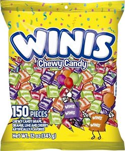 New ListingChewy Candy  Original Variety Bag - Taffy Candy 150 Individually Wrapped Pieces-