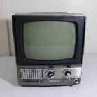 Vintage Sony TV-970 Portable CRT Television Black and White Tested Working 70s
