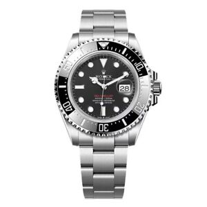 Rolex Sea-Dweller Watch 43mm Black Stainless Steel 126600