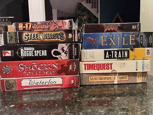 New ListingLot Of 8 PC Big Box And 2 Small Box Games