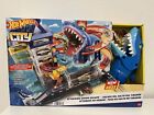 Hot Wheels City Attacking Shark Escape Garage | Brand New | Fast Shipping