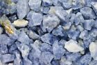 3 lbs Blue Calcite Rough Stones - Natural Crystal Mineral Rock Tumbling (Mada)