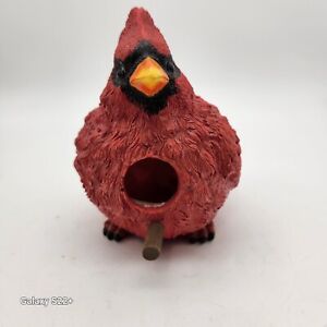 Cardinal Birdhouse Resin 8