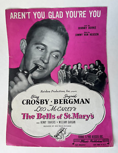 1945 Aren't You Glad You're You The Bells of St Mary's Crosby Bergman E01095