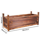 M-L Solid Wood Raised Garden Bed Indoor Outdoor Planter Box for Herbs&Vegetables