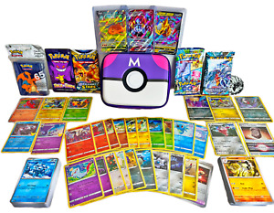 Pokemon Card Mystery Box - Sealed Packs, Ultra Rares, Pokeball Case, Holographic