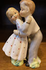 Vintage Japan First Kiss Bride And Groom Salt and Pepper Shakers Set Chipped