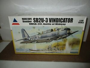 1/48 Scale: Accurate Miniatures SB2U-3 Vindicator VMSB-241 Model Kit No. 480202