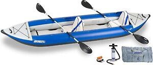 Sea Eagle 420x Pro Explorer Package Inflatable Kayak Class 4 Whitewater Rapids ✅