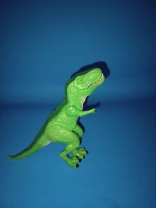 T-Rex Dinosaur Green Dragon-I Toys Roaring Eating Chomping Sounds Light Up Eyes