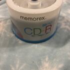 Memorex CD-R 52X 700MB 80 Min Blank Compact Discs Spindle Case 50 Pack Sealed