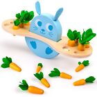Wooden Carrot Balance Toy For Toddlers, Montessori Educational Learning Toy