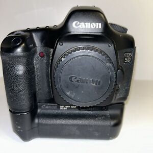 New ListingCanon EOS 5D 12.8mp digital SLR camera with BG-E4 Battery grip-tested