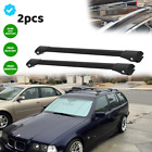 New Cross Bars  Roof Rack For BMW 3 Series E36 Touring 1994-1999 Black 2X (For: BMW)