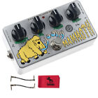 ZVEX Vexter Wooly Mammoth Fuzz / EQ Guitar Pedal w/ Cables & Cloth