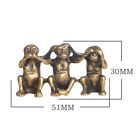 Brass Figurine Statue Miniature Ornament Animal Figurines Home Office Decor USA