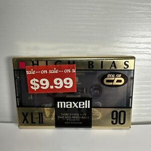 MAXELL  XLII 90  Blank Audio  Cassette Tape (Sealed) NEW