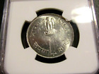 New ListingIndia 1964 (B) 1 Rupee MS 62 NGC Graded Coin Jawaharlal Nehru