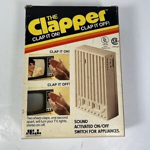 The Clapper - Vintage 1984 Original Box - Clap On Clap Off New Open Box