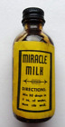 Vintage MIRACLE MILK Magic Trick Accessory Glass Bottle w/ Contents - Magician