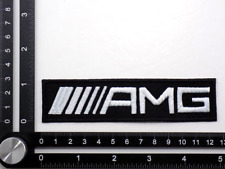 AMG BLACK EMBROIDERED PATCH IRON/SEW ON ~4-7/8