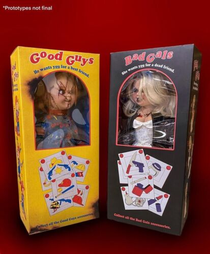 New ListingNECA Bride of Chucky - Chucky And Tif 1:1 Scale Life Size Replica Doll Figure!!