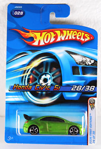 Hot Wheels 2006 First Edition Green Honda Civic Si