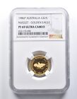 PF69 UCam 1986 P Australia 25 Gold Dollars Nugget Golden Eagle NGC *6111