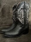 Texas Legacy Mens Black Western Python  Skin Boots- Size 13