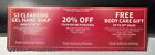 New ListingBath & Body Works 20% Off & Body Care Gift & $3 Soap Exp 6-2-2024