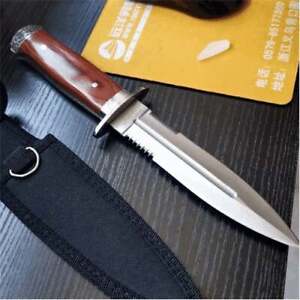 Tactical Dagger Knife Tanto Fixed Blade Hunting Military OUTDOOR RESCUE KNIVES
