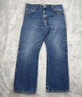 Vtg Levis Jeans Mens 36x30 Blue 517 Bootcut Medium Wash Faded Workwear Y2K Denim