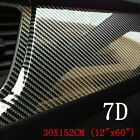 Accessories Carbon Fiber Vinyl Film 7D Car Interior Wrap Stickers Moulding Trim (For: More than one vehicle)