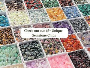 Genuine Gemstone Chips Bulk Lots - HUGE RANGE - Undrilled Semi Tumbled Stones