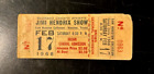 1968 JIMI HENDRIX SHOW Unused Concert Ticket Stub SAM HOUSTON COLISEUM TEXAS