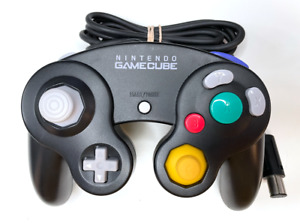Nintendo Gamecube Controller OEM Black DOL-003 Official Tested w/ New Joystick